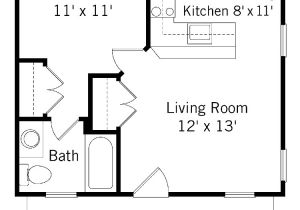 One Room Home Plans One Bedroom House Plans for You