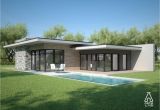 One Story Contemporary Home Plans Flat Roof Style Homes Flat Roof Modern House Plans One