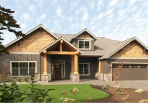 One Story Craftsman Home Plans Modern One Story Ranch House One Story Craftsman House