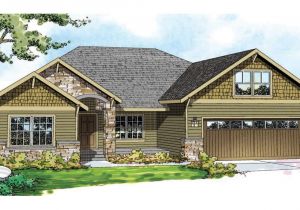 One Story Craftsman Home Plans Single Story Craftsman House Plans Craftsman House Plan