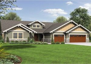 One Story Craftsman Home Plans Single Story Craftsman Style House Plans Craftsman Single