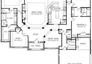 One Story Custom Home Plan 1 Story Home Floor Plan Custom Home Building Remodeling