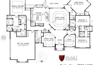 One Story Custom Home Plan Custom Home Floor Plans Texas Gurus Floor