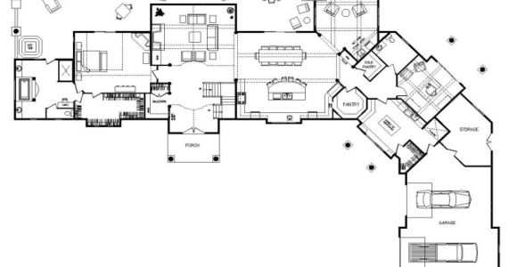 One Story Custom Home Plan Small Log Homes One Story Log Home Floor Plans Custom One