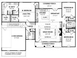 One Story Custom Home Plan Small One Story Cottages Small One Story House Plans