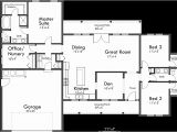 One Story Home Plan Single Level House Plans One Story House Plans Great
