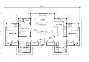 One Story Home Plans 3 Bedroom House Plans One Story Marceladick Com
