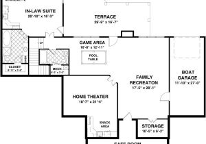 One Story Home Plans with Basement House Plans and Design House Plans Single Story with Basement