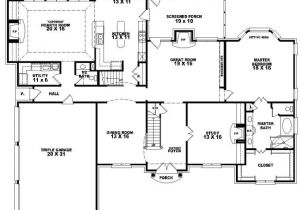 One Story Home Plans with Bonus Room House Plans and Design House Plans Single Story with