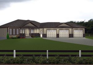 One Story House Plans with 3 Car Garage Home Plans with Three Car Garage