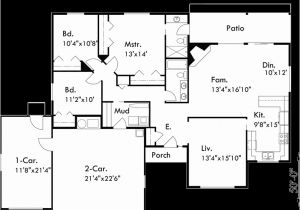 One Story House Plans with 3 Car Garage One Story House Plans 3 Car Garage House Plans 3 Bedroom