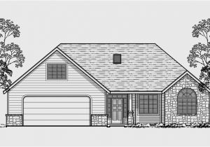 One Story House Plans with Bonus Room Above Garage One Story House Plans House Plans with Bonus Room Over
