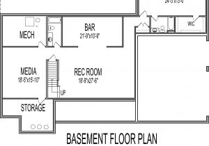 One Story House Plans with Finished Basement 125 One Story House Plans with Finished Basement Single