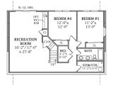 One Story House Plans with Finished Basement Lakeview 2804 3 Bedrooms and 2 Baths the House Designers
