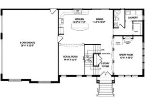 One Story House Plans with Finished Basement Plans Basement Floor Open House One Story Best Finished