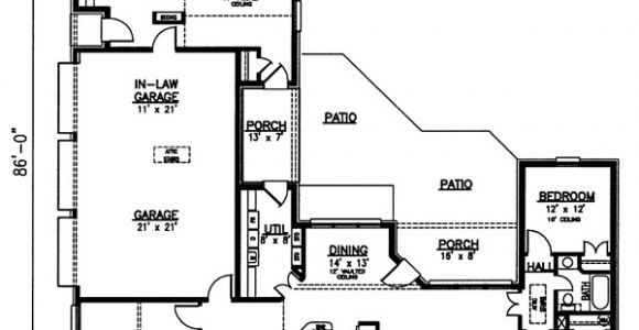 One Story House Plans with Inlaw Suite House Plans with A Mother In Law Suite Home Plans at
