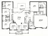 One Story House Plans with Large Kitchens 17 Best Images About House Plans On Pinterest 3 Car