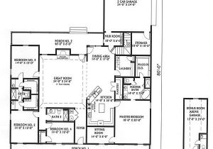 One Story House Plans with Large Kitchens Big Country 5746 4 Bedrooms and 3 5 Baths the House