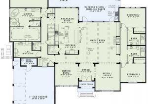 One Story House Plans with Large Kitchens European House Plan 4 Bedrooms 4 Bath 3766 Sq Ft Plan One Story House Plans with Large Kitchens European House Plan 4 Bedrooms 4 Bath 3766 Sq Ft Plan