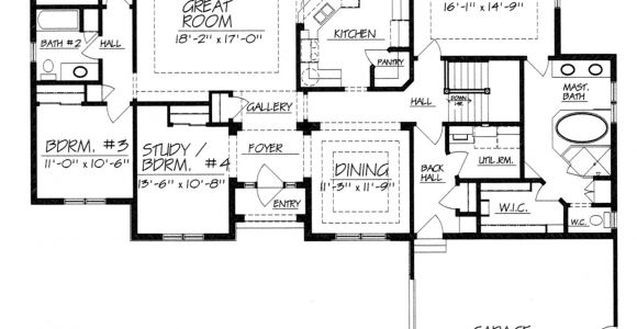 One Story House Plans with No formal Dining Room One Story House Plans without Dining Room Home Deco Plans
