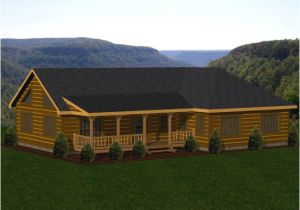 One Story Log Home Plans Single Story Log Homes Floor Plans Kits Battle Creek