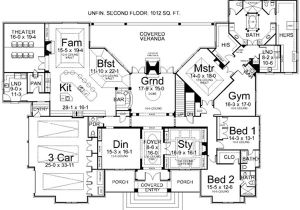 One Story Luxury Home Floor Plans Single Story Luxury House Plans Smalltowndjs Com