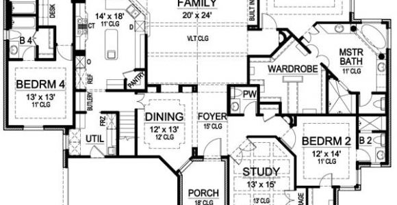 One Story Luxury Home Floor Plans Superb Single Story Luxury House Plans 4 Single Story