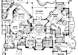One Story Luxury Home Plan One Level Luxury House Plans Homes Floor Plans
