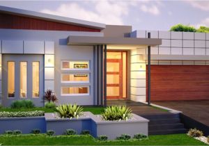 One Story Modern Home Plans Single Story Contemporary House Single Story Modern House