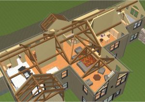 One Story Post and Beam House Plans Post and Beam Single Story Floor Plans