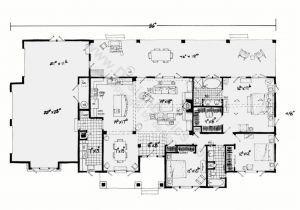 One Story Ranch Style Home Floor Plans One Story House Plans with Open Floor Plans Design