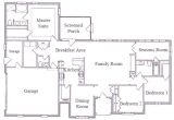 One Story Ranch Style Home Floor Plans Single Story Ranch Style House Plans Smalltowndjs Com