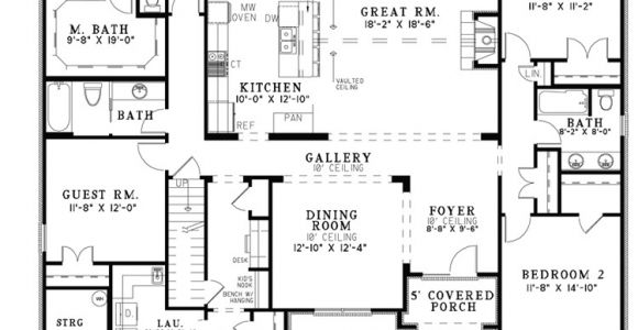 Open Floor Layout Home Plans Best Open Floor House Plans Cottage House Plans