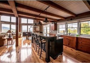 Open Floor Plan Barn Homes A Smaller Post and Beam Mountain Lodge Lives Large