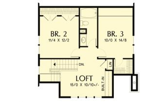 Open Floor Plan Homes with Loft Bungalow with Open Floor Plan Loft 69541am
