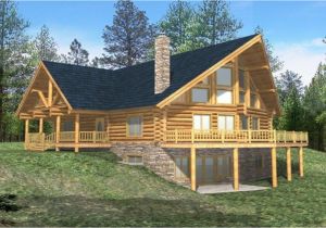 Open Floor Plan Log Homes Log Cabin House Plans with Basement Log Cabin House Plans