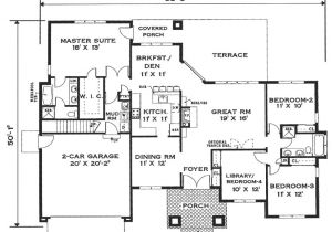 Open Floor Plans for One Story Homes Open One Story House Plans Simple One Story House Floor