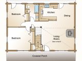 Open Floor Plans Small Homes 3 Bedroom Log Home Plan Real Log Style