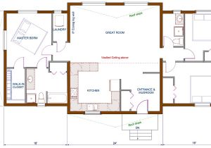 Open Home Plans Designs Open Concept Kitchen Living Room Floor Plan and Design