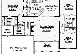 Open Layout Ranch House Plans Awesome Open Layout Ranch House Plans New Home Plans Design