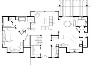 Open Log Home Floor Plans southern Log Homes Floor Plan Log Home Open Floor Plan