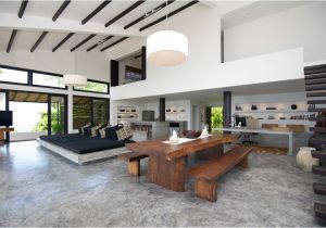 Open Plan Home Design Minimalsit Open Plan Living Space Design Villa Interior