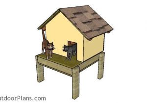 Outdoor Cat House Building Plans Insulated Cat House Plans Myoutdoorplans Free