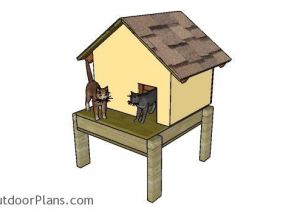 Outdoor Cat House Plans Insulated Cat House Plans Myoutdoorplans Free