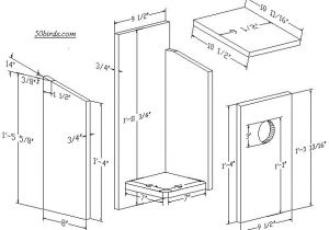 Owl House Plans Free Nestbox Plans and Dimensions for Kestrel Eastern Screech