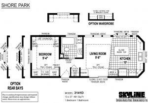 Park Home Floor Plans Shore Park 3141d by Royals Mobile Home Sales