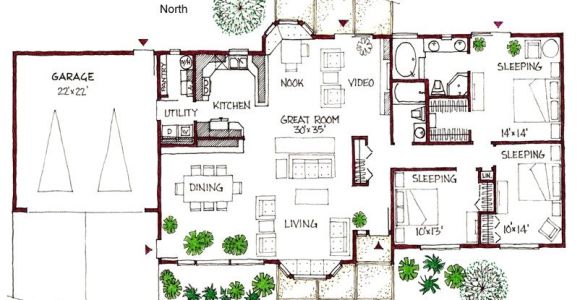 Passive solar Home Designs Floor Plan Luxury Passive solar Ranch House Plans New Home Plans Design