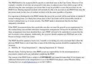 Personal Emergency Evacuation Plan Template Care Home Personal Emergency Evacuation Plan V 2 5 Docx Docx