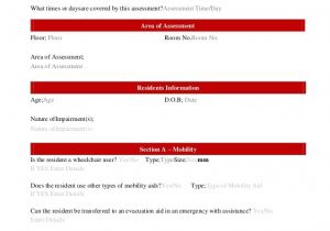Personal Emergency Evacuation Plan Template Care Home Personal Emergency Evacuation Plan V 2 5 Docx Docx