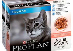 Pets at Home Pro Plan Pro Plan Nutrisavour Housecat Cat Food Salmon 10x85g Pets at Home Pro Plan Pro Plan Nutrisavour Housecat Cat Food Salmon 10x85g
